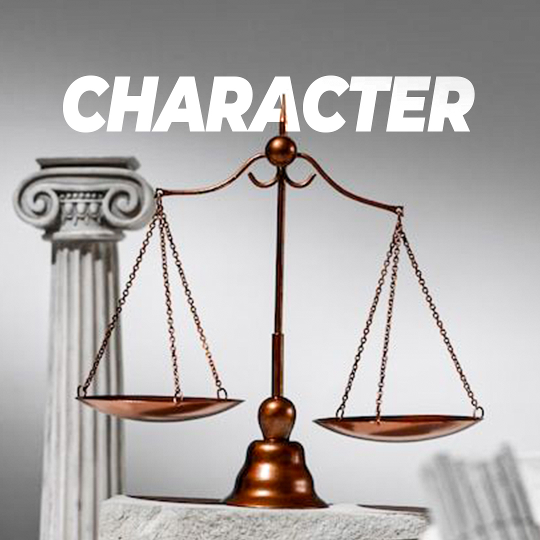 Character — integrity and moral compass